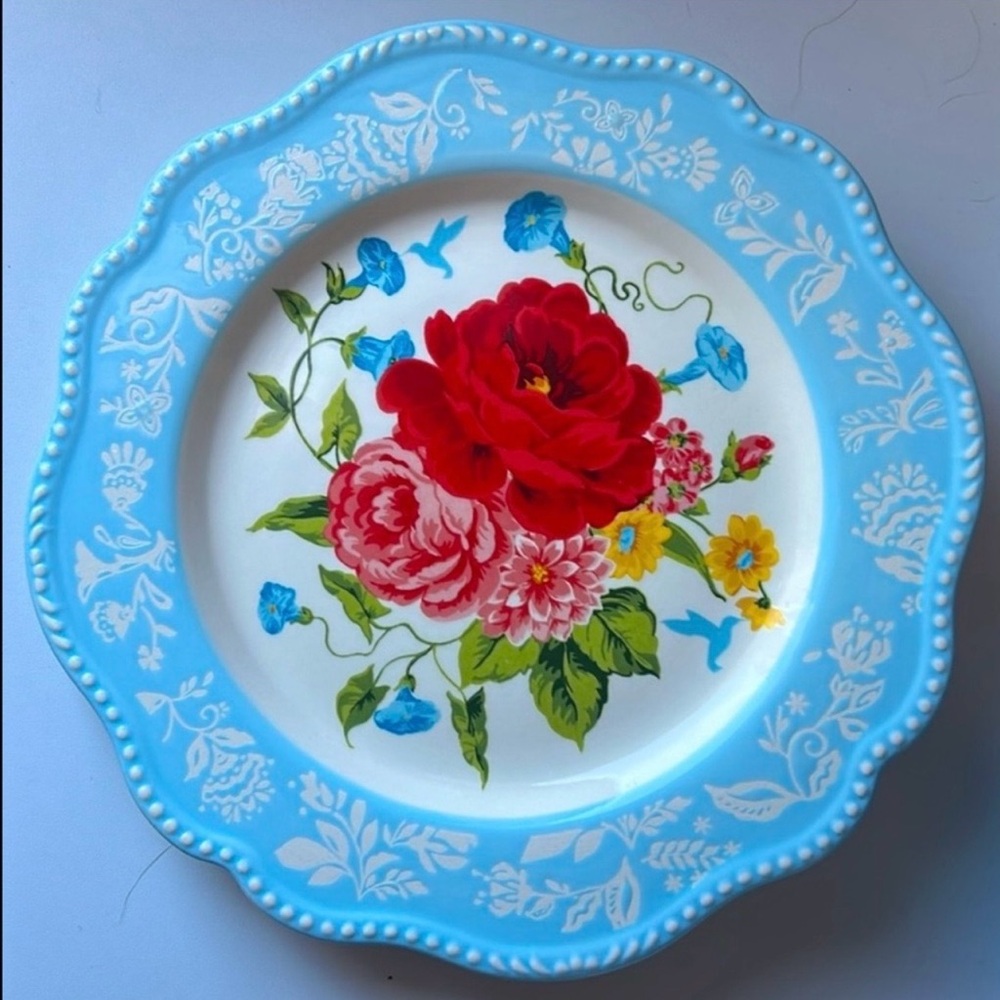 The Pioneer Woman Sweet Rose Stoneware Dinner Plate